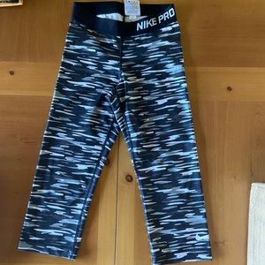 Nike Pro Ladies Camo Tights Size XS